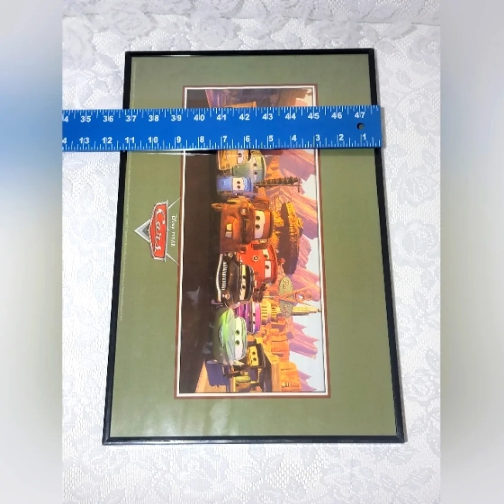Vintage Disney Pixar Cars Framed Wall Art Movie Poster 14